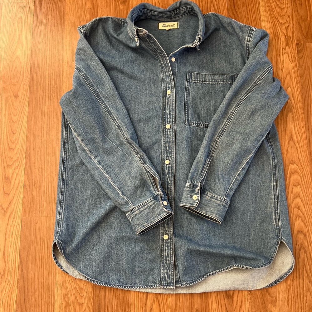 Madewell Denim Shirt (size L) - worn less than 5x